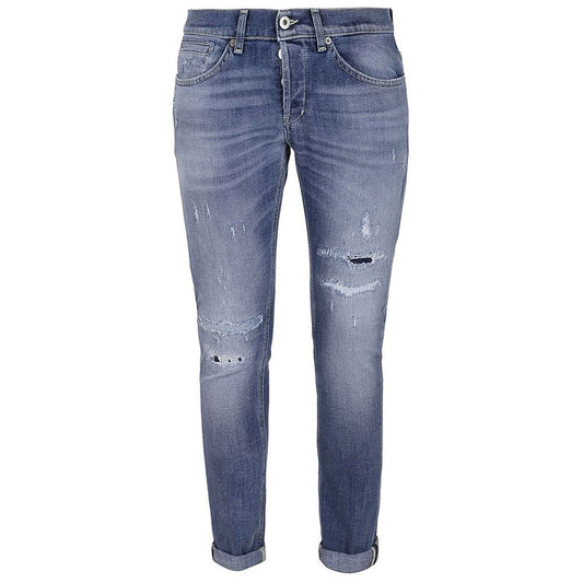 Fashionsarah.com Fashionsarah.com Dondup Chic Distressed Blue Stretch Jeans