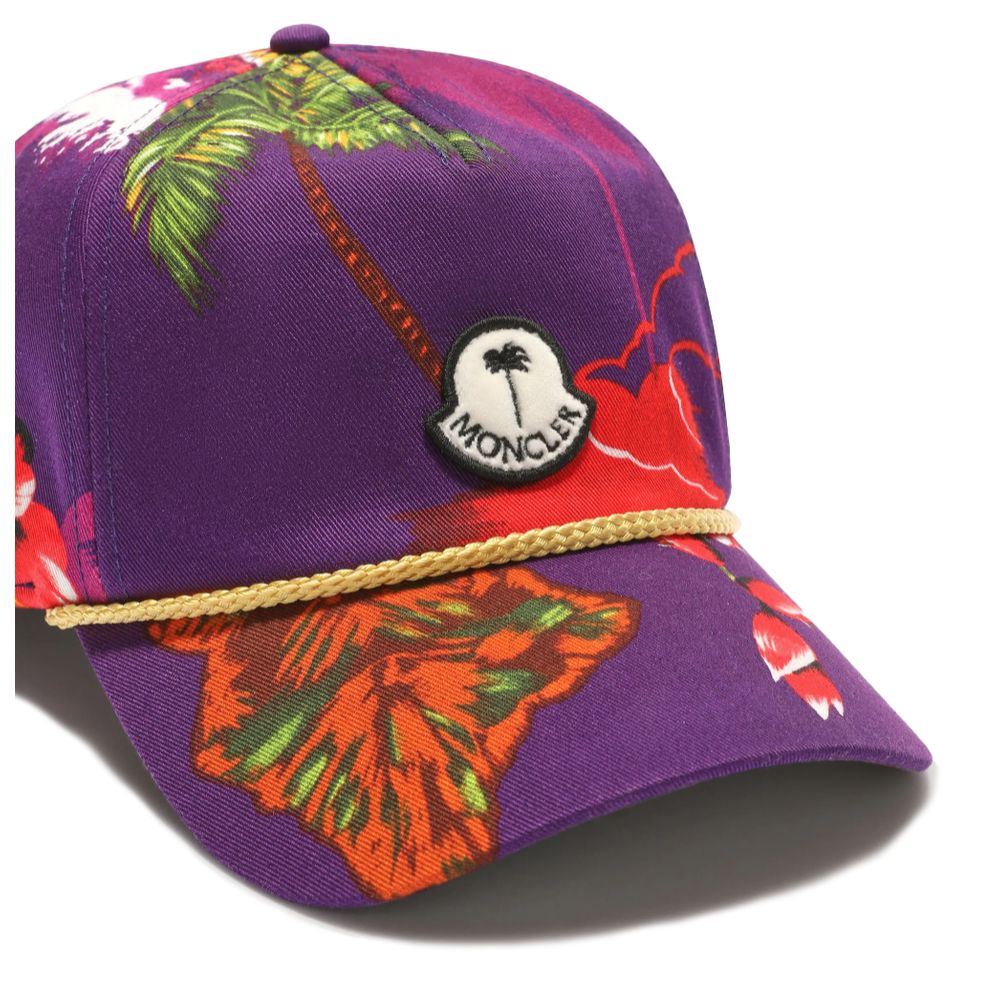 Fashionsarah.com Fashionsarah.com Moncler x Palm Angels Purple Cotton Hats & Cap