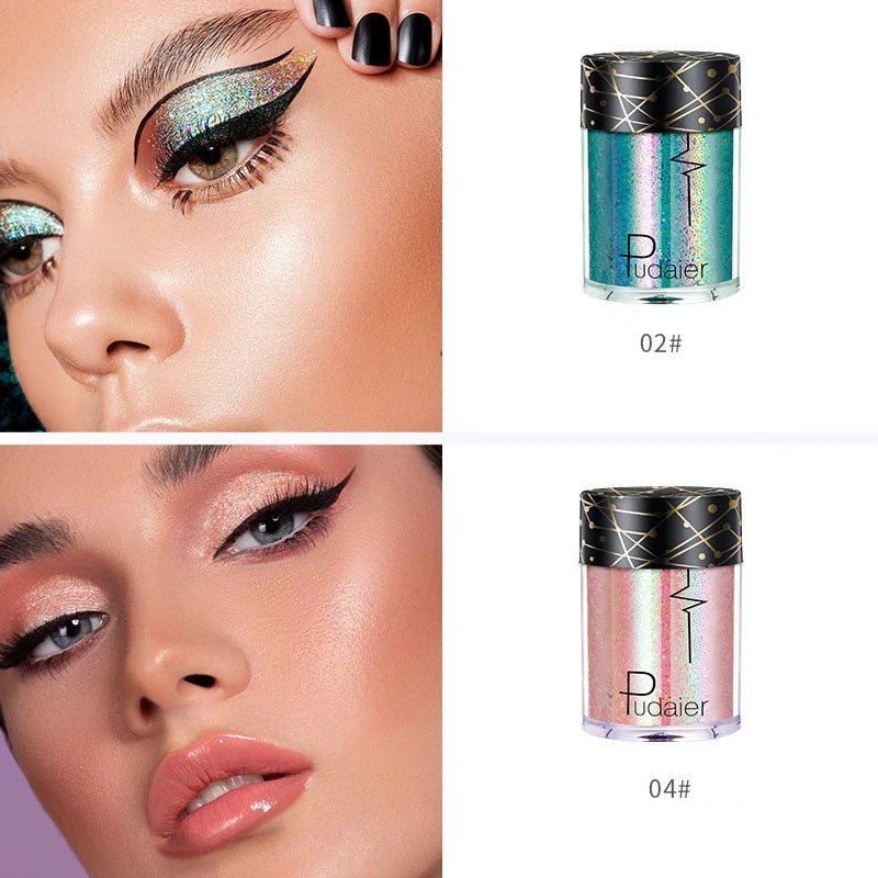 Festival Body Glitter Gel Face Eye Glitter Eyeshadow Holographic Cosmetic  Laser Powder Chunky Nails Hair Glitter Bar Makeup Sets