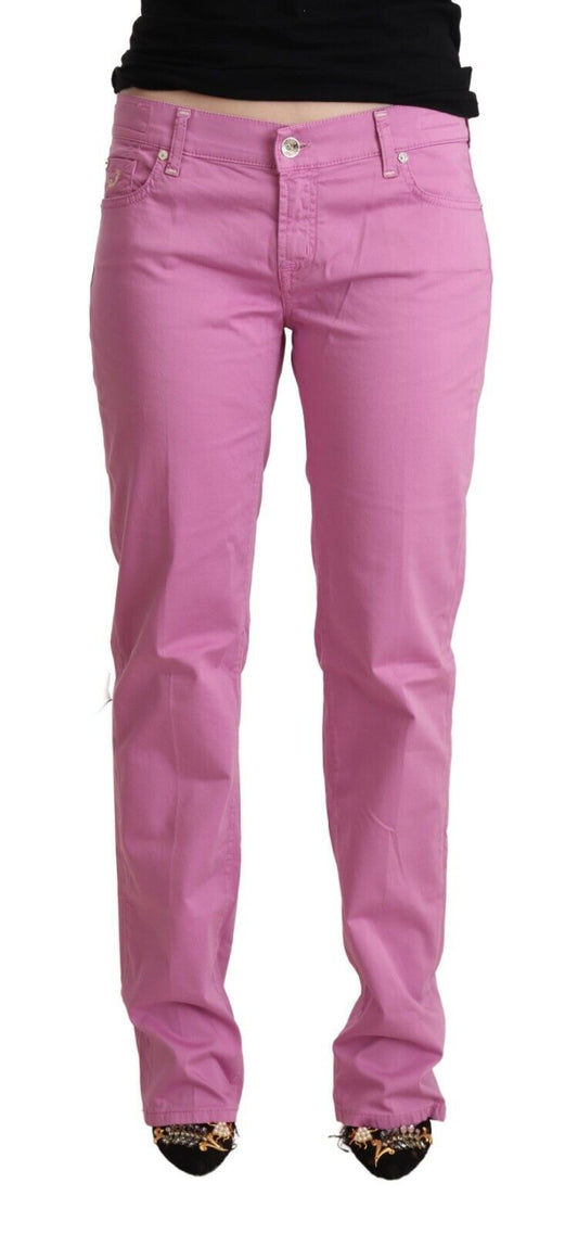 Fashionsarah.com Fashionsarah.com Jacob Cohen Elegant Tapered Pink Denim Jeans