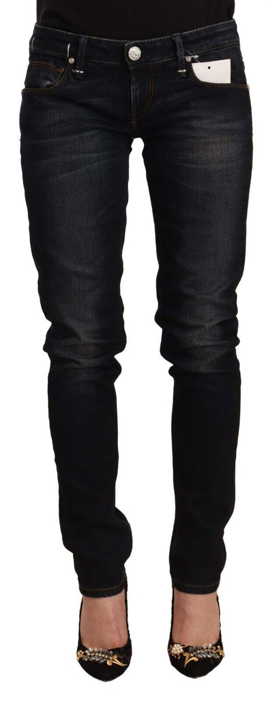 Fashionsarah.com Fashionsarah.com Acht Chic Black Washed Skinny Jeans for Her