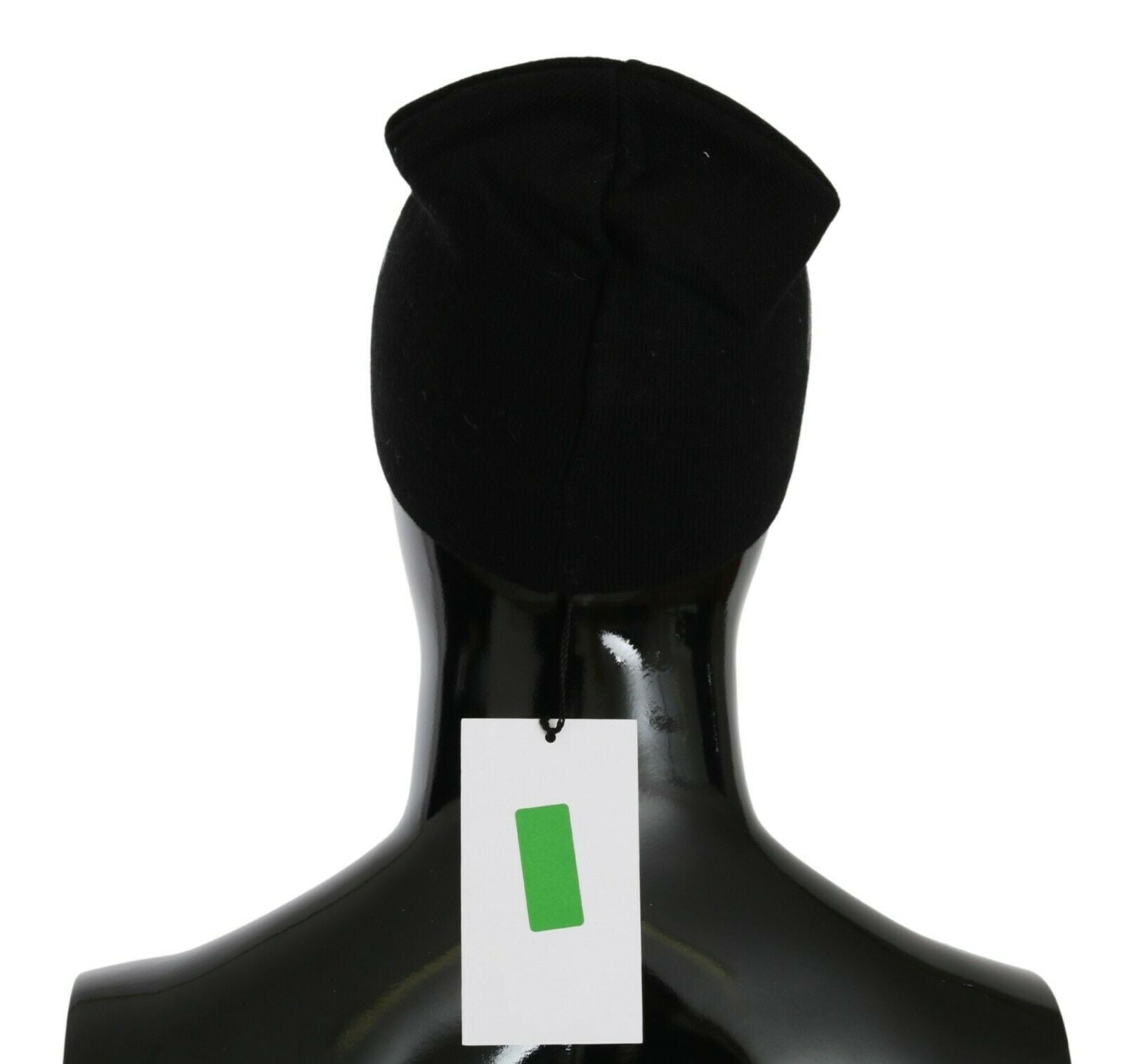 Fashionsarah.com Fashionsarah.com Costume National Beanie Black Wool Blend Branded Hat