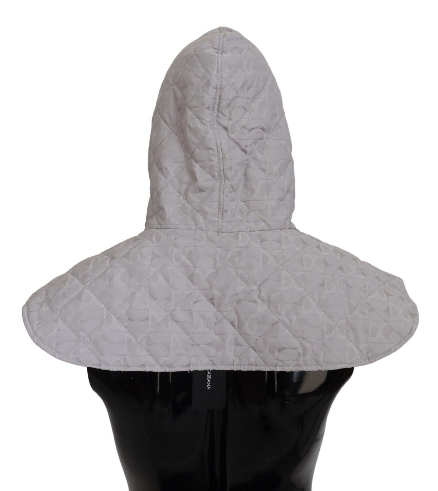 Fashionsarah.com Fashionsarah.com Dolce & Gabbana Elegant White Nylon Whole Head Wrap Hat
