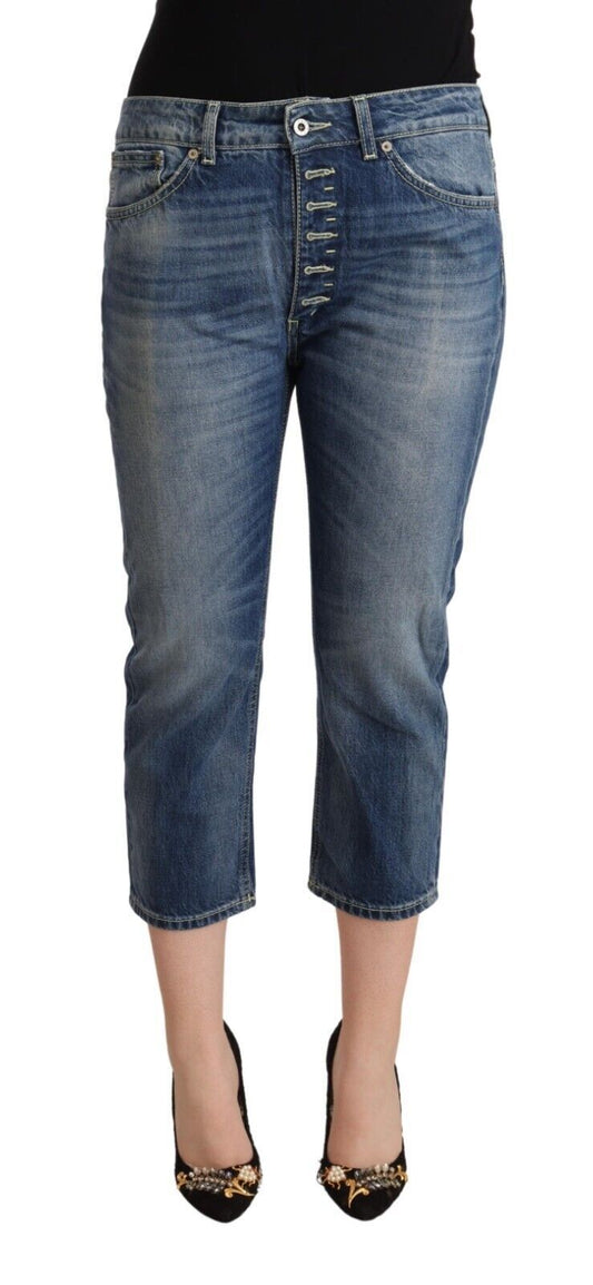 Fashionsarah.com Fashionsarah.com Dondup Elegant Mid-Waist Cotton Denim Jeans