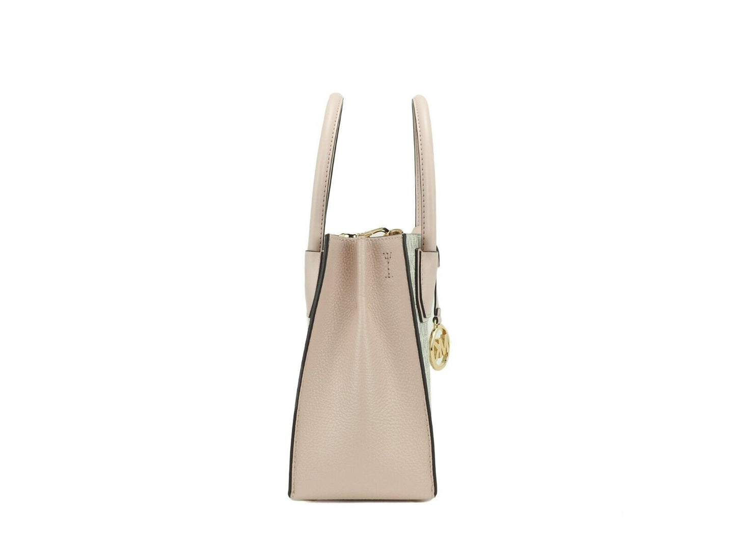 Michael Kors Mercer Medium Powder Blush PVC Messenger Crossbody Handbag Purse | Fashionsarah.com