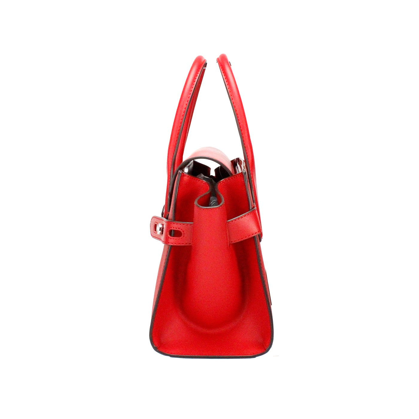 Fashionsarah.com Fashionsarah.com Michael Kors Carmen Medium Bright Red Leather Satchel Bag Purse