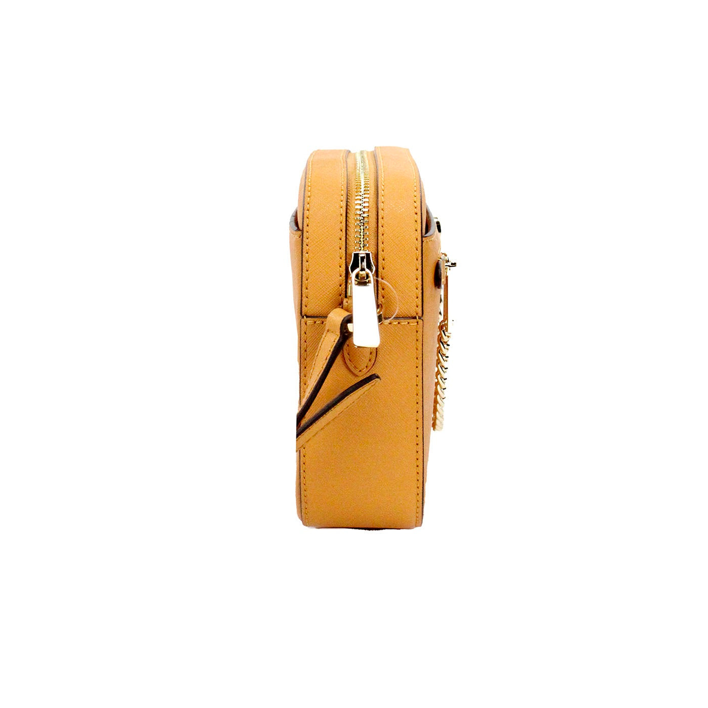 Michael Kors Jet Set East West Large Cider Leather Zip Chain Crossbody Bag | Fashionsarah.com