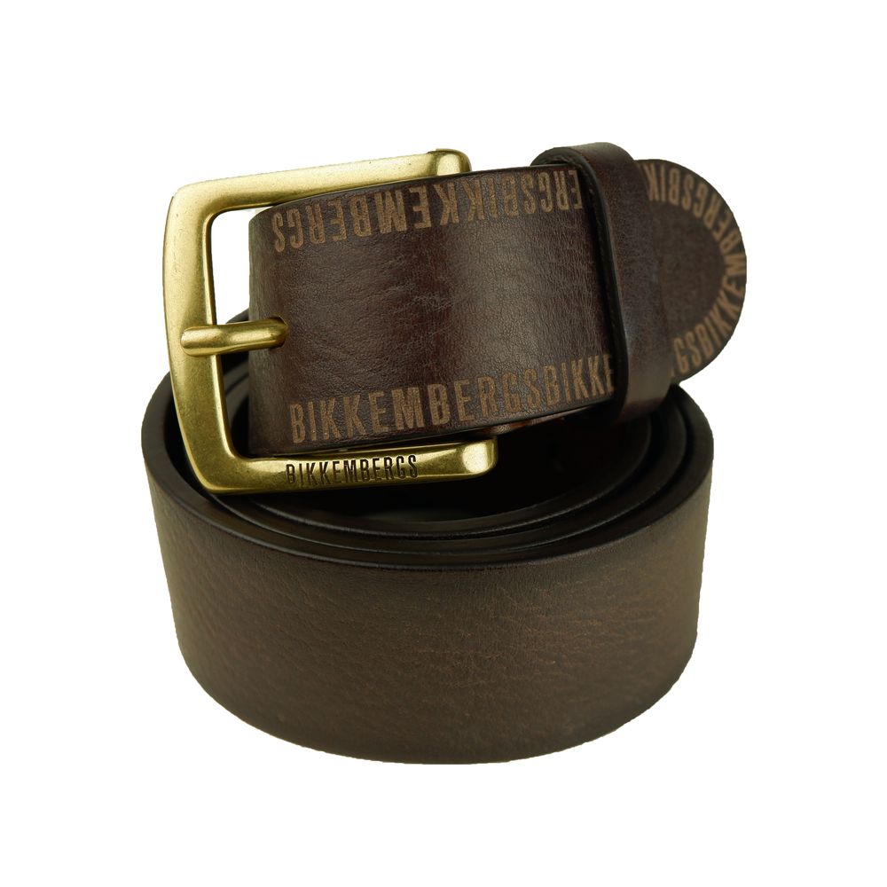 Fashionsarah.com Fashionsarah.com Bikkembergs Elegant Brown Leather Belt