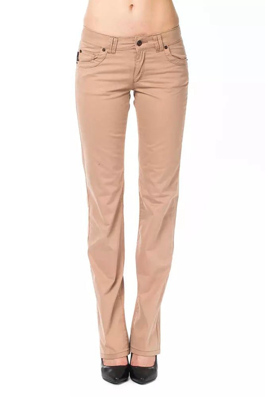 Fashionsarah.com Fashionsarah.com Ungaro Fever Chic Beige Regular Fit Pants for Women