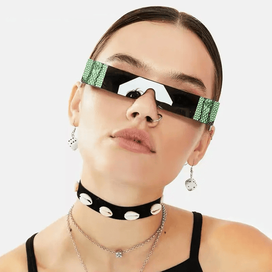 Fashion Snake Tattoo Rectangle Sunglasses | Fashionsarah.com