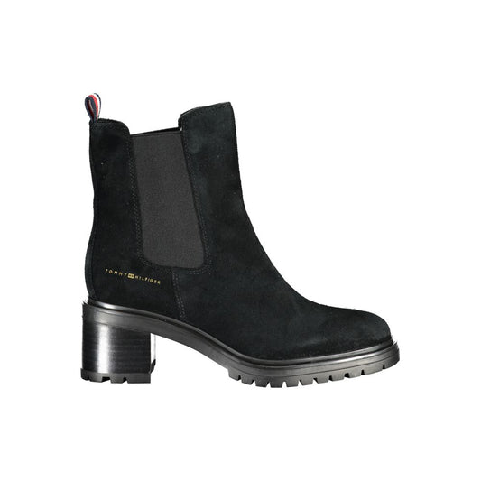 Tommy Hilfiger Black Polyester Boot | Fashionsarah.com