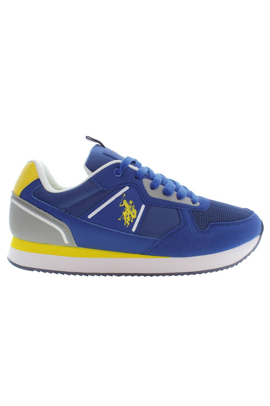 Fashionsarah.com Fashionsarah.com U.S. POLO ASSN. Sleek Blue Lace-Up Sports Sneakers
