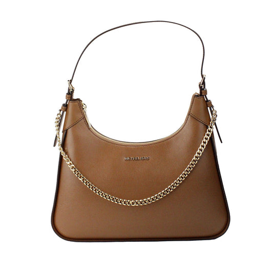 Fashionsarah.com Fashionsarah.com Michael Kors Wilma Large Luggage Smooth Leather Chain Shoulder Bag Purse
