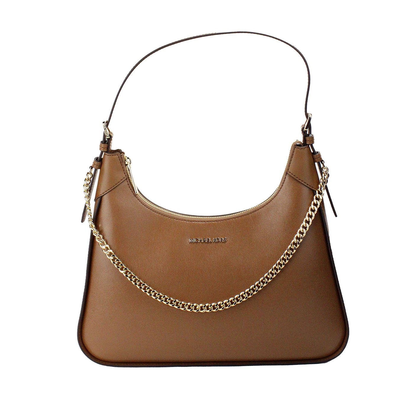 Michael Kors Wilma Large Luggage Smooth Leather Chain Shoulder Bag Purse | Fashionsarah.com