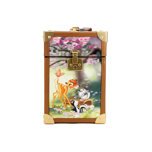 Fashionsarah.com Fashionsarah.com Kate Spade Disney Bambi 3D Trunk Printed PVC Top Handle Clutch Handbag
