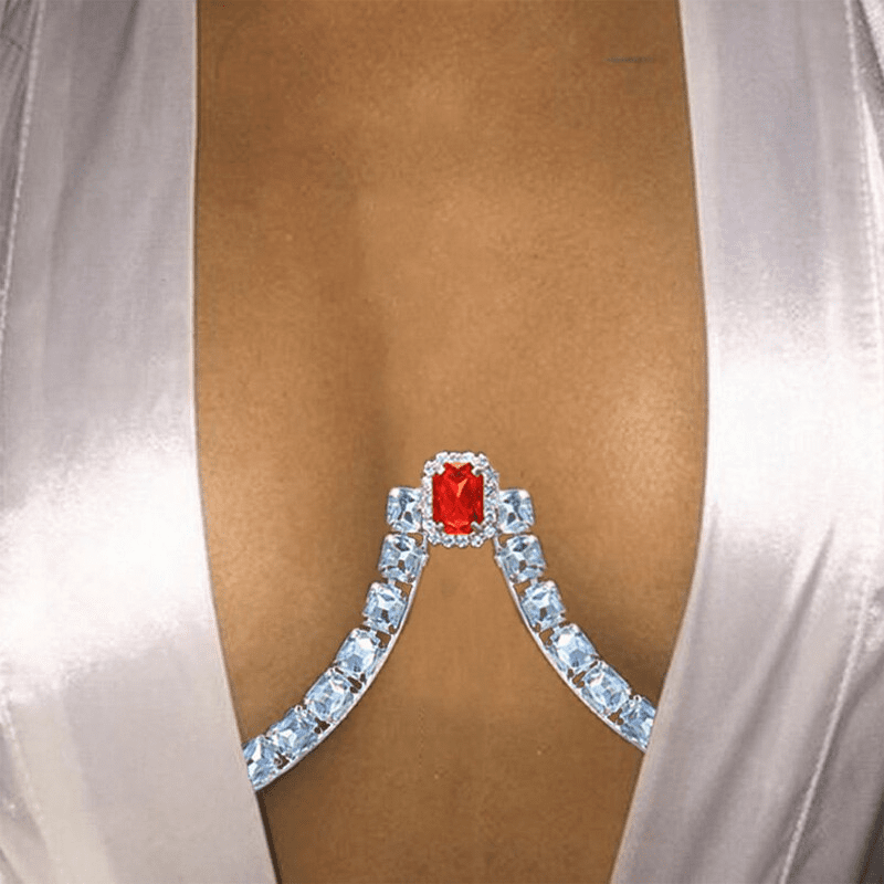 Square Crystal Chest Bracket Jewelry | Fashionsarah.com