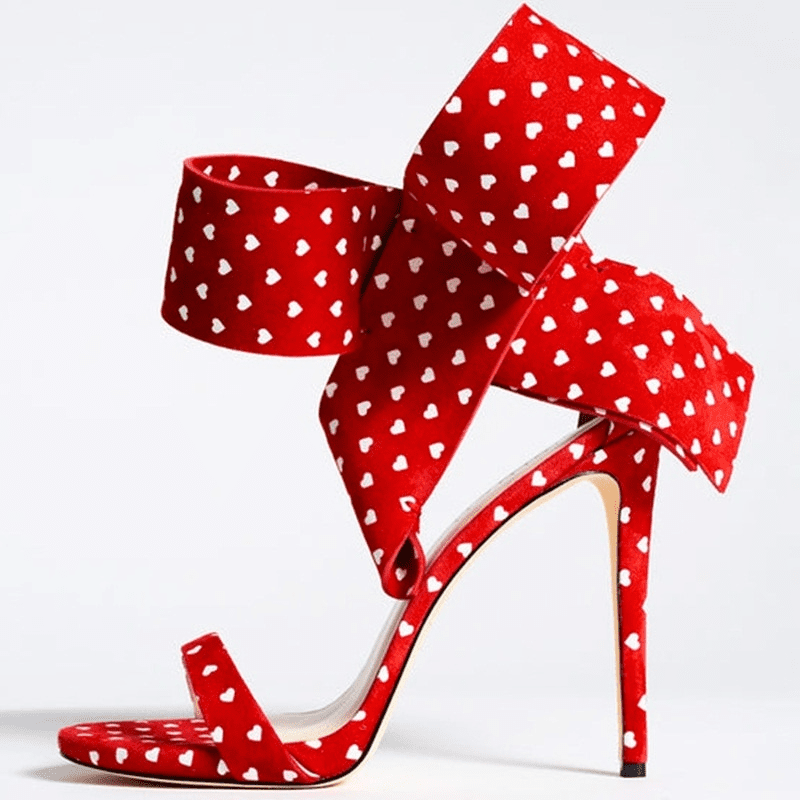 Stylish Polka Dot High Heels | Fashionsarah.com