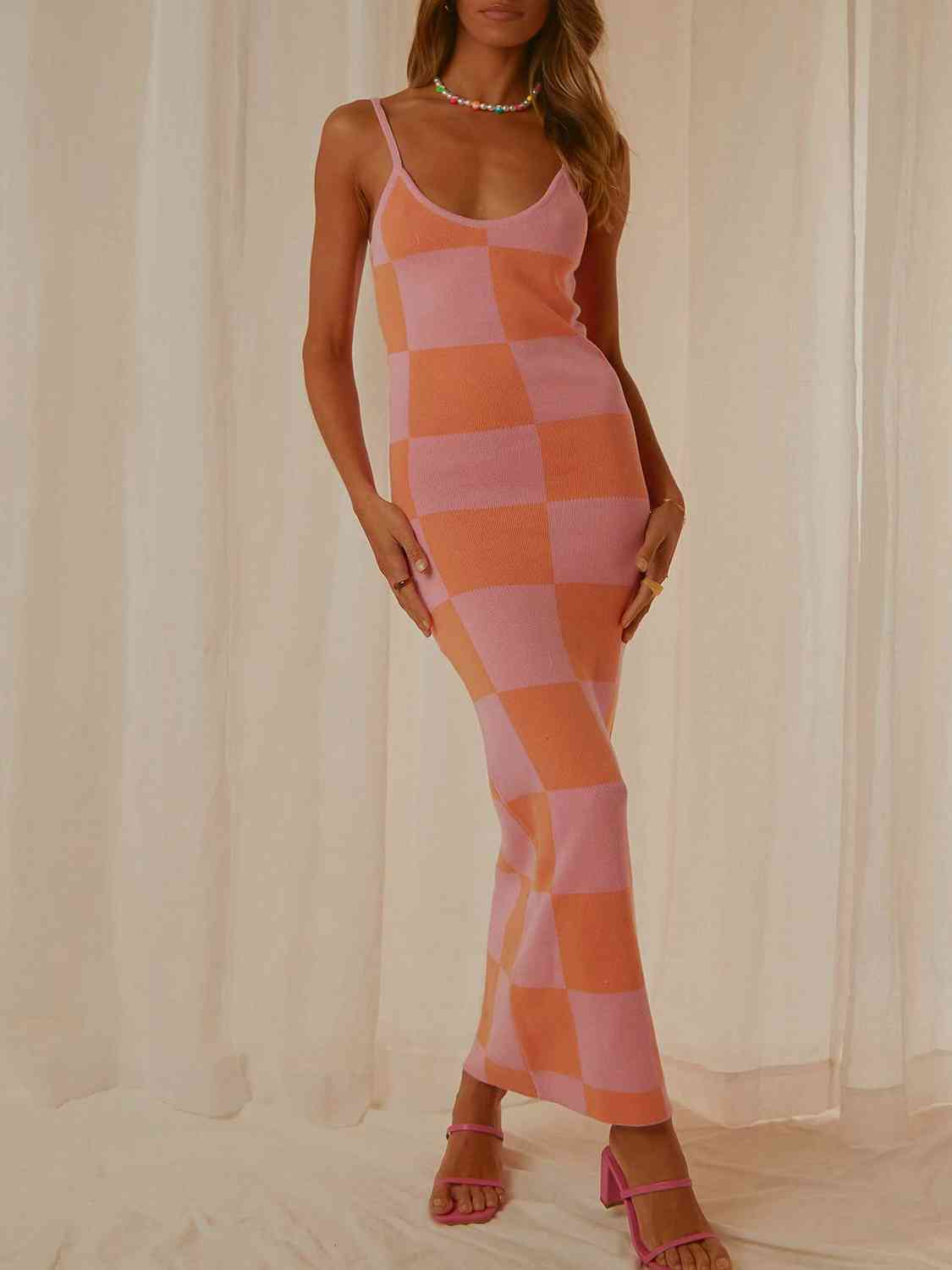 Spaghetti Strap Maxi Sweater Dress | Fashionsarah.com