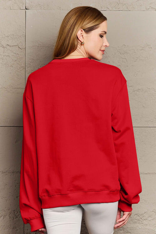 Fashionsarah.com Fashionsarah.com Simply Love Full Size CHRISTMAS Long Sleeve Sweatshirt