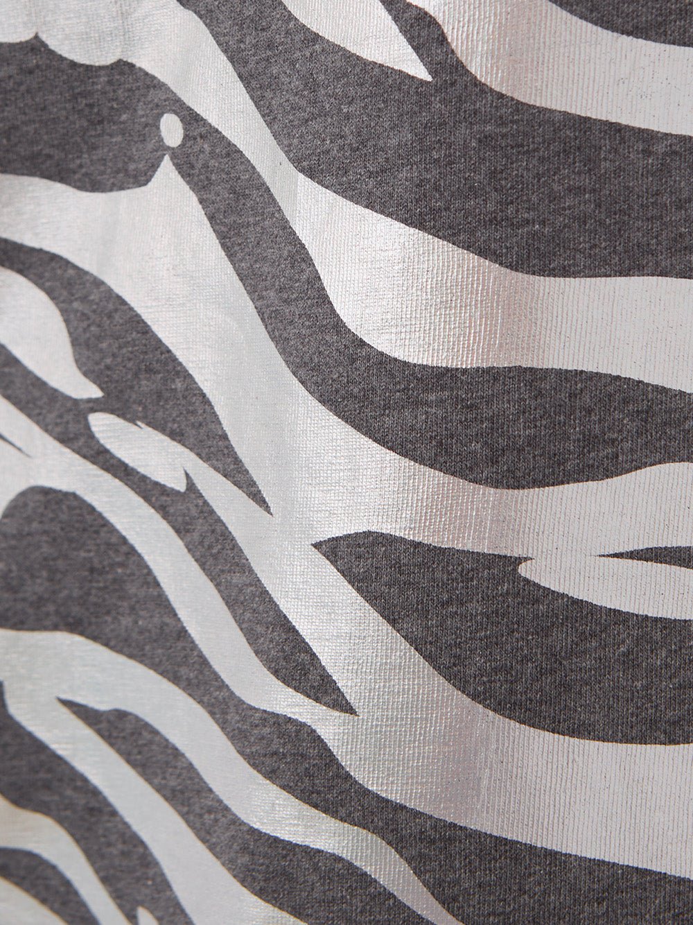 Fashionsarah.com Fashionsarah.com Kenzo Grey Cotton T-Shirt With Metal Animalier Print Allover