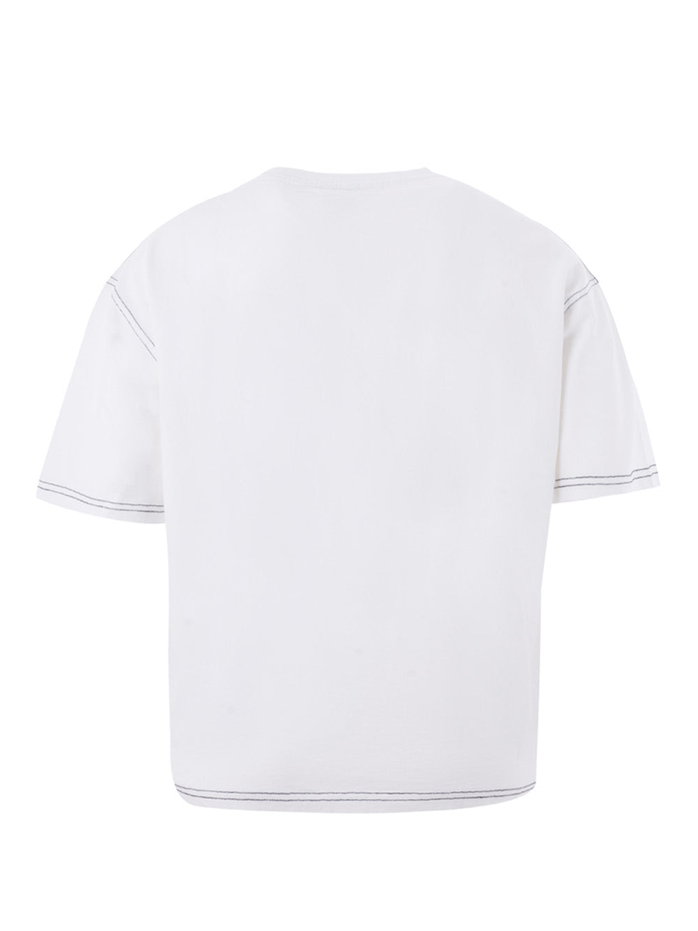 Fashionsarah.com Fashionsarah.com Kenzo White Cotton T-Shirt with Front Print