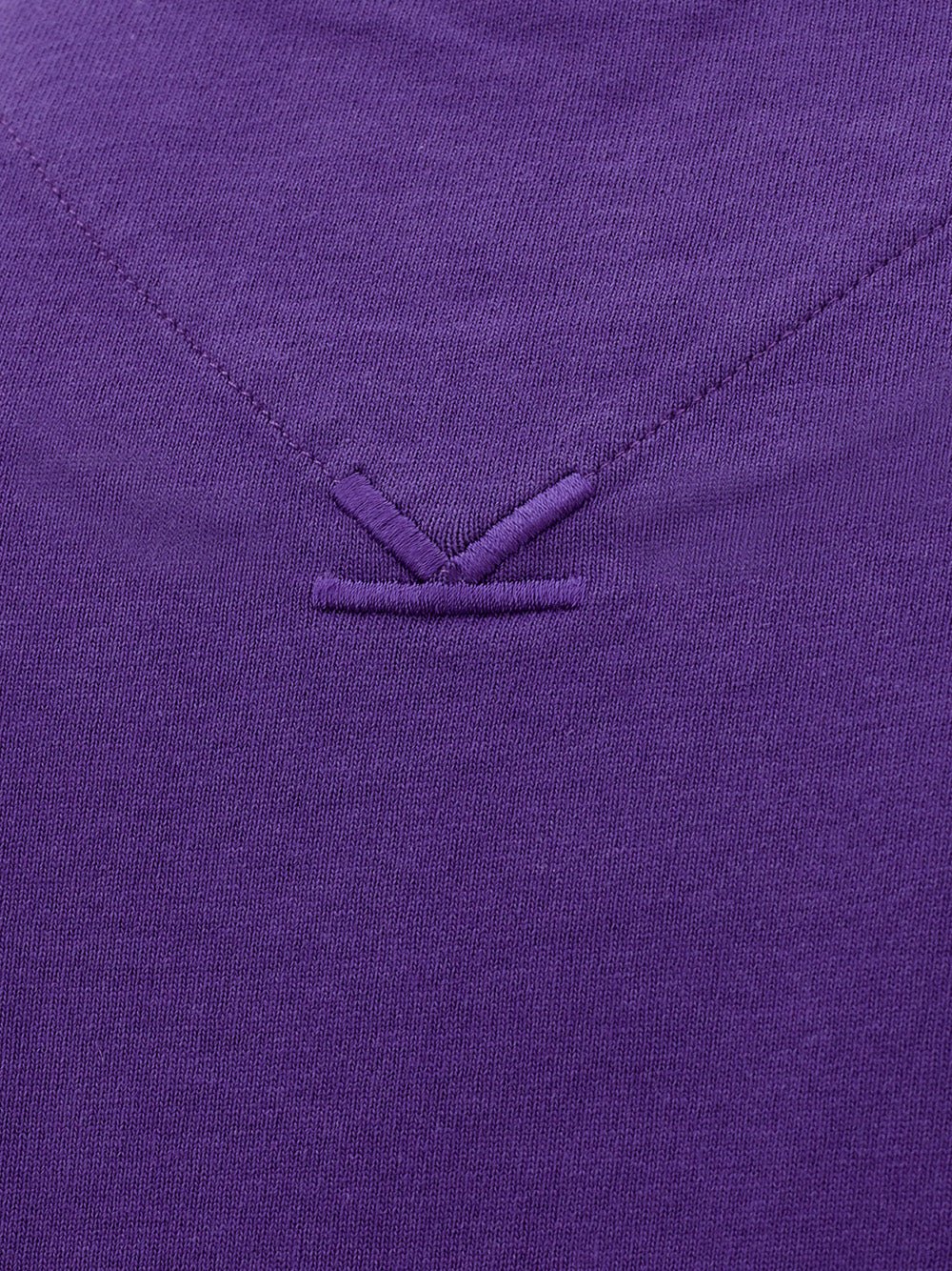 Fashionsarah.com Fashionsarah.com Kenzo Purple Cotton T-Shirt with Front Print