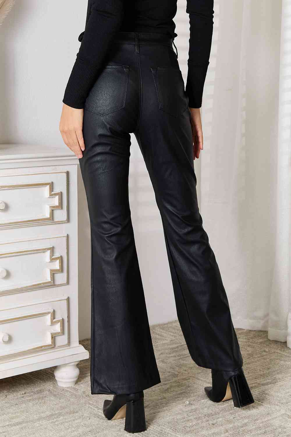 Slit Flare Leg Women Pants | Fashionsarah.com