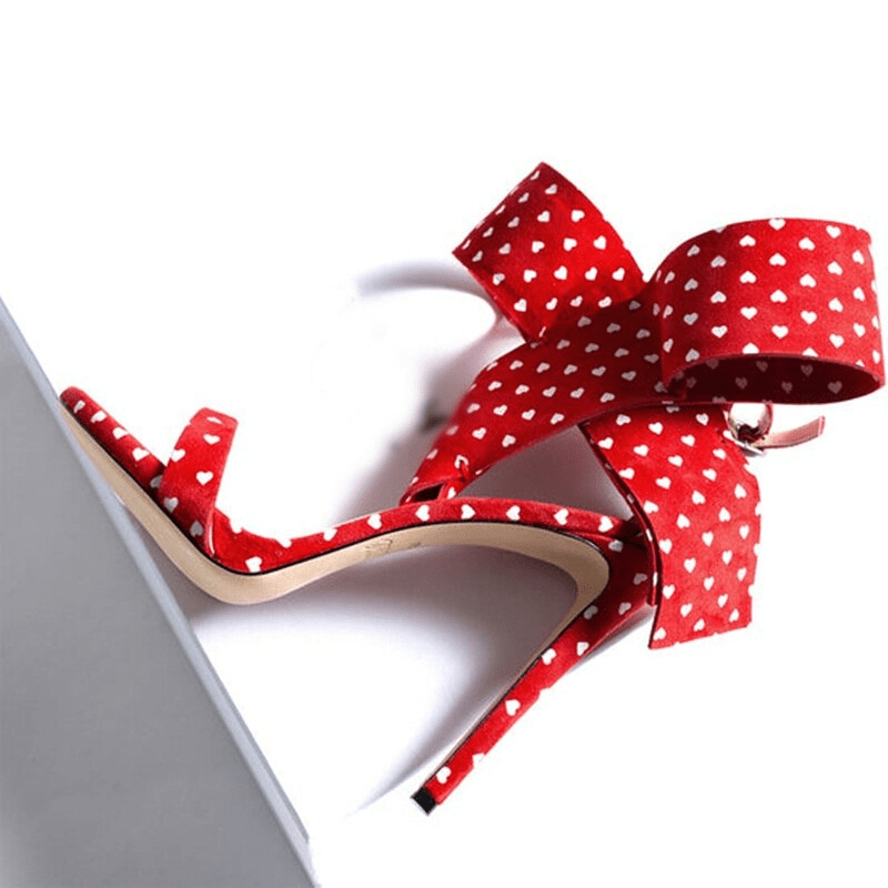 Stylish Polka Dot High Heels | Fashionsarah.com