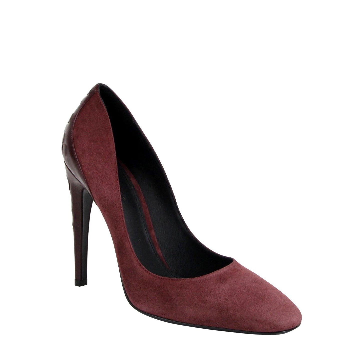 Fashionsarah.com Fashionsarah.com Bottega Veneta Women's Dark Rose Suede Leather Luxe Heels