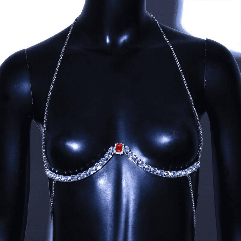 Square Crystal Chest Bracket Jewelry | Fashionsarah.com