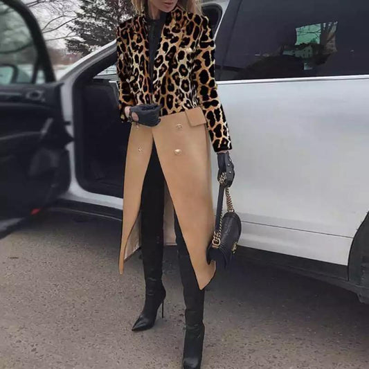 Leopard Slim Coat | Fashionsarah.com