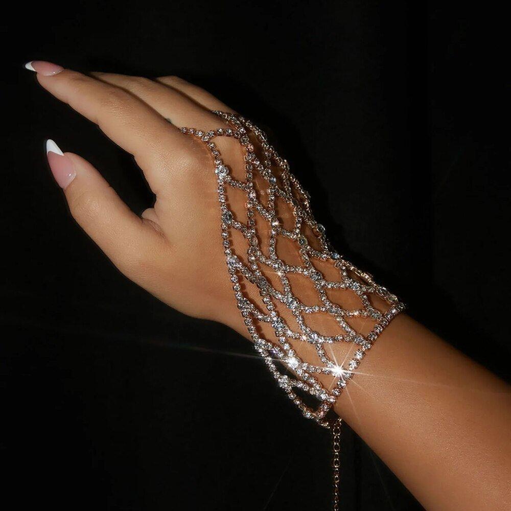Fashionsarah.com Rhinestone Hand Jewelry