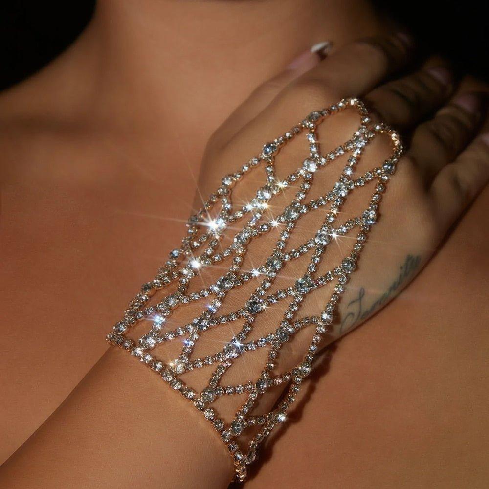 Fashionsarah.com Rhinestone Hand Jewelry