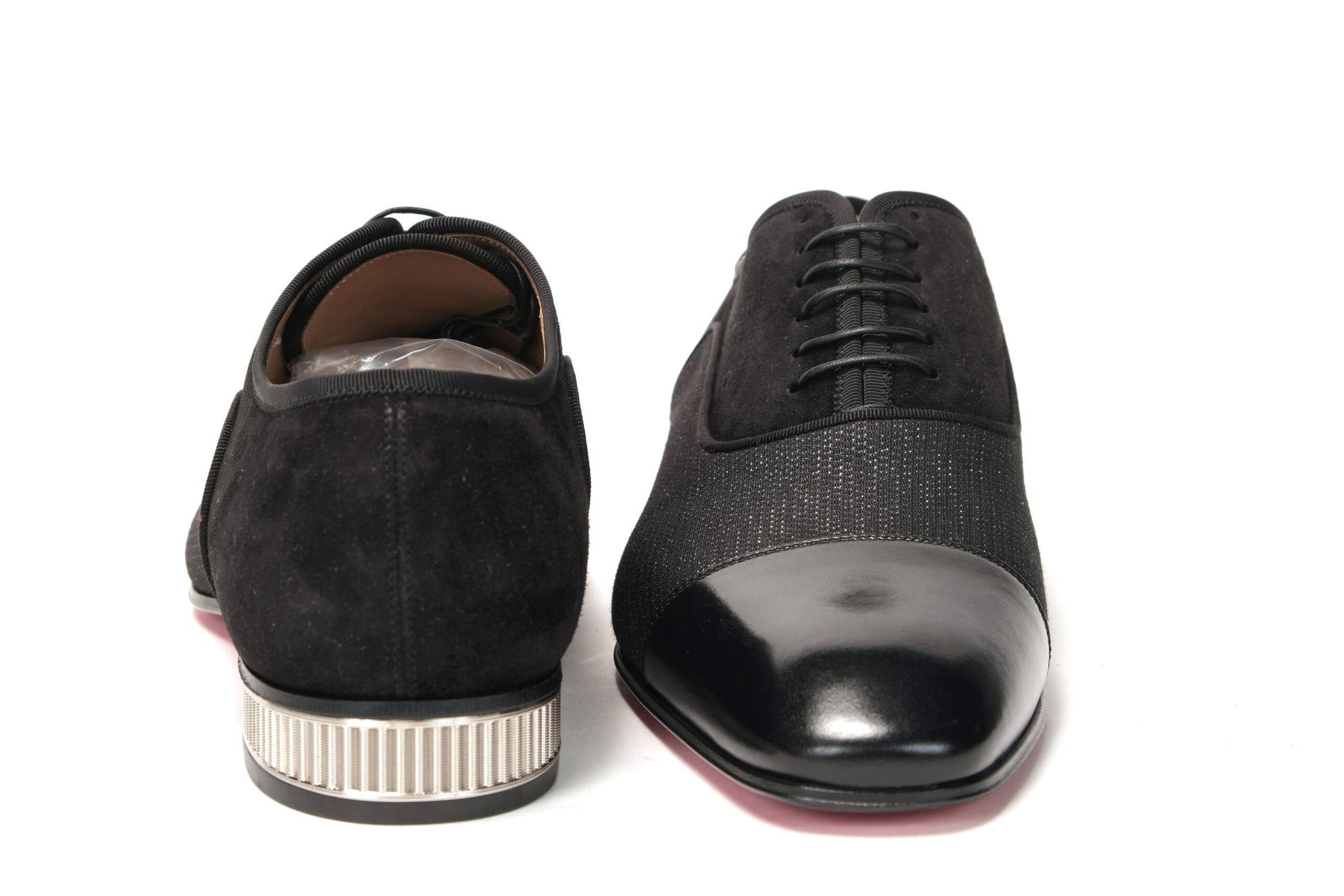 Christian Louboutin Black Met Greggo Flat Shoes | Fashionsarah.com