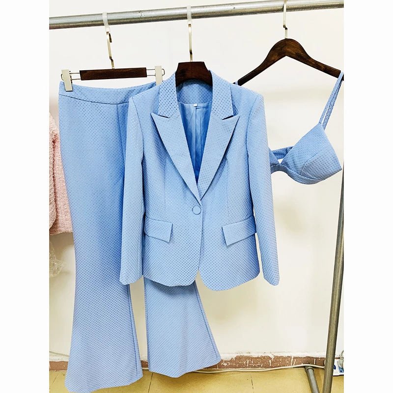 Women Suit Office 3 Pcs Set | Fashionsarah.com