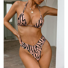 Load image into Gallery viewer, High Waist Zebra Bikini - Fashionsarah.com