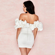 Load image into Gallery viewer, Ruffle Strapless Dress - Fashionsarah.com