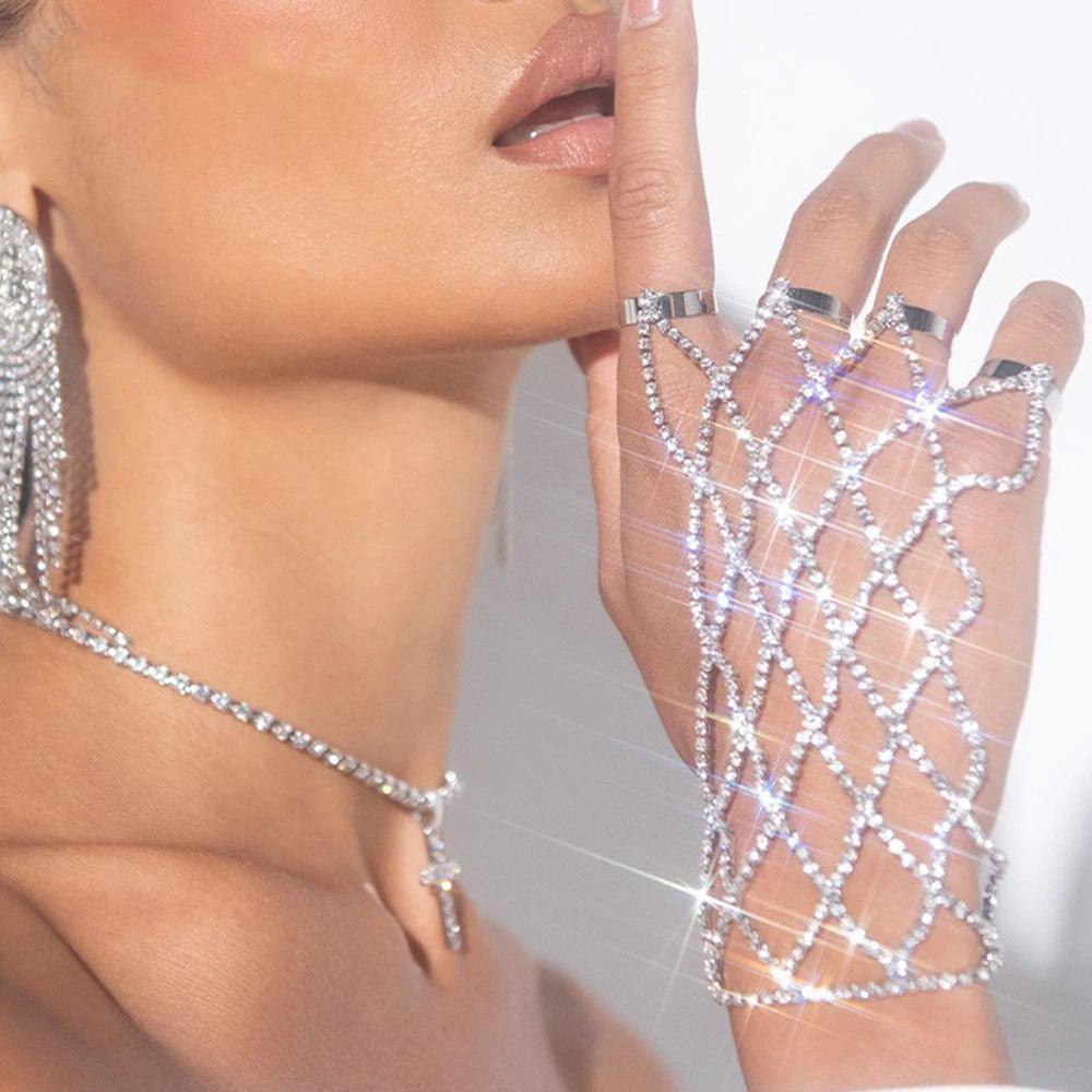 Finger Mesh Bracelet Jewelry | Fashionsarah.com