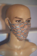 Load image into Gallery viewer, Rhinestone Pearls Masks - Fashionsarah.com