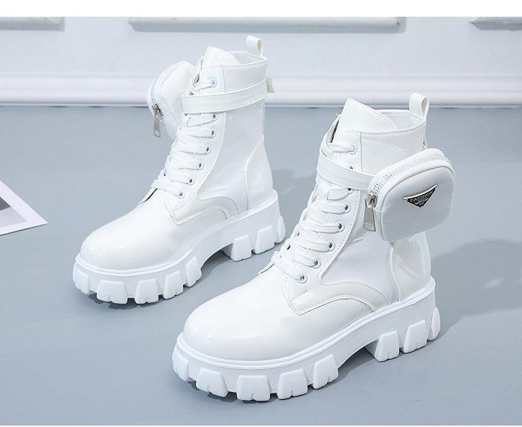 Fashionsarah.com White Mid heeled Boots