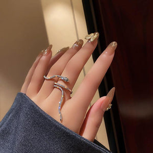 Cool Snake Crystal Ring - Fashionsarah.com