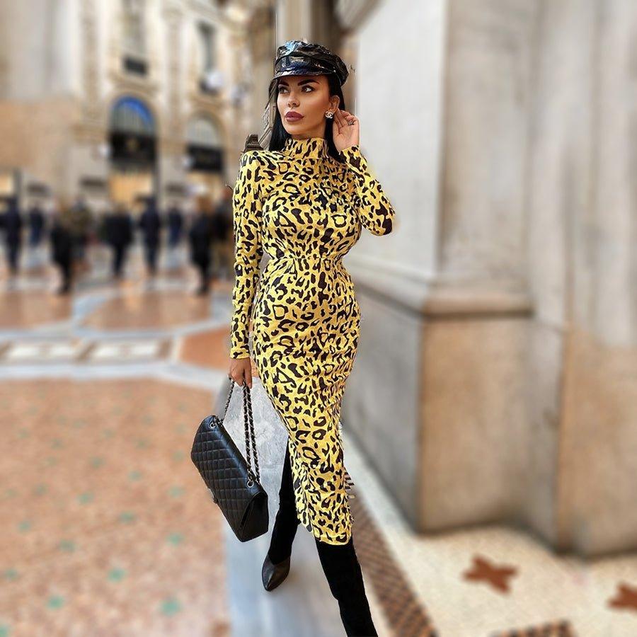 Fashionsarah.com Velvet Leopard Outfit