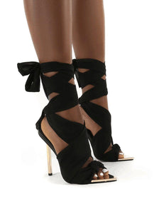 New Cross Tied Heels - Fashionsarah.com