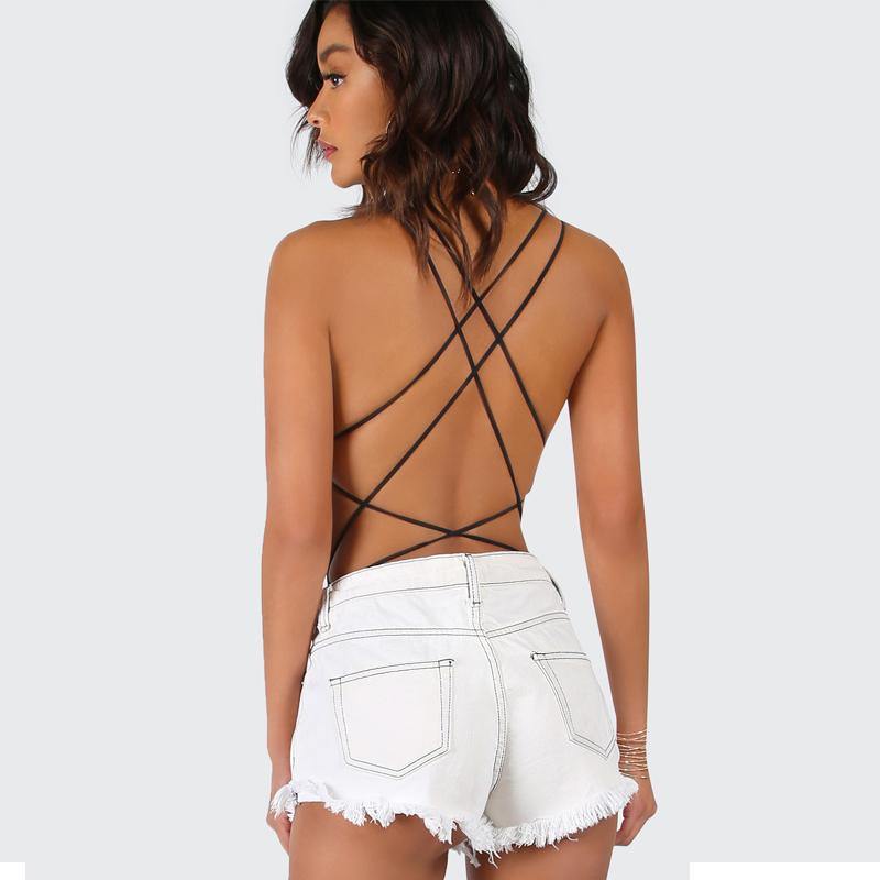 Fashionsarah.com Summer Backless Bodysuits