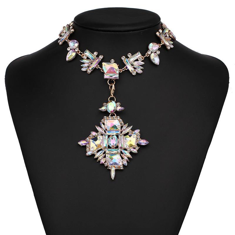 Crystal Choker Necklace - Fashionsarah.com