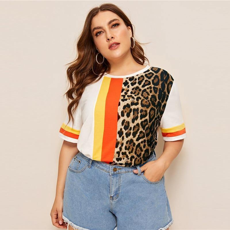 Women Leopard Tops, Plus Sizes | Fashionsarah.com