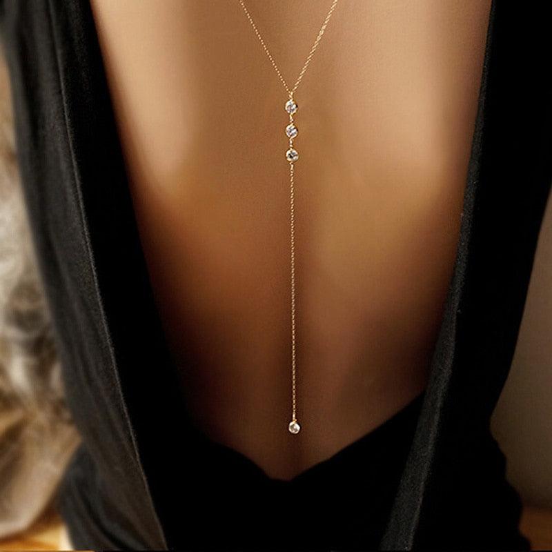 Long Backless Necklaces | Fashionsarah.com