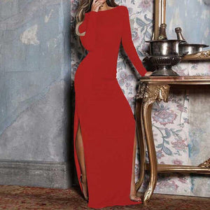 Sexy Split Maxi Dress - Fashionsarah.com