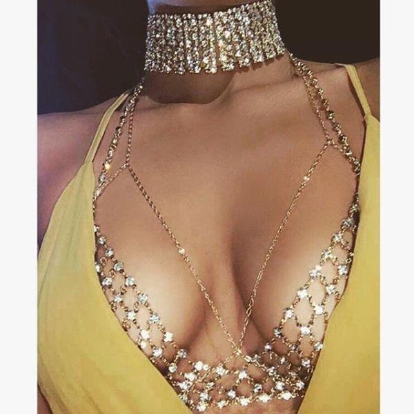 Fashionsarah.com Beautiful Brassiere jewellery