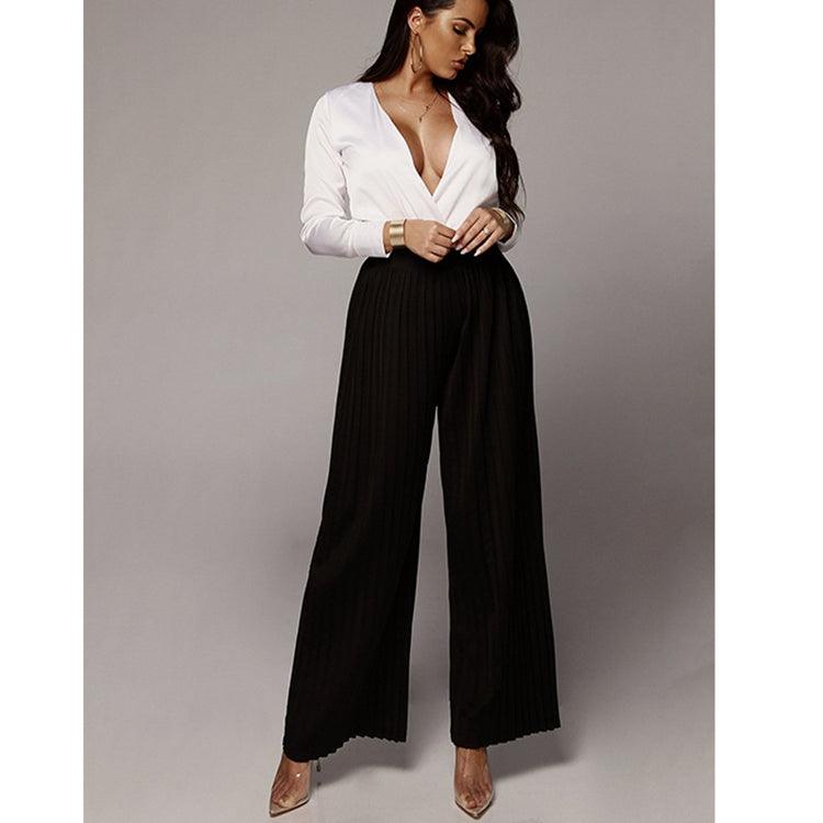Fashionsarah.com Pleated Wide Pants